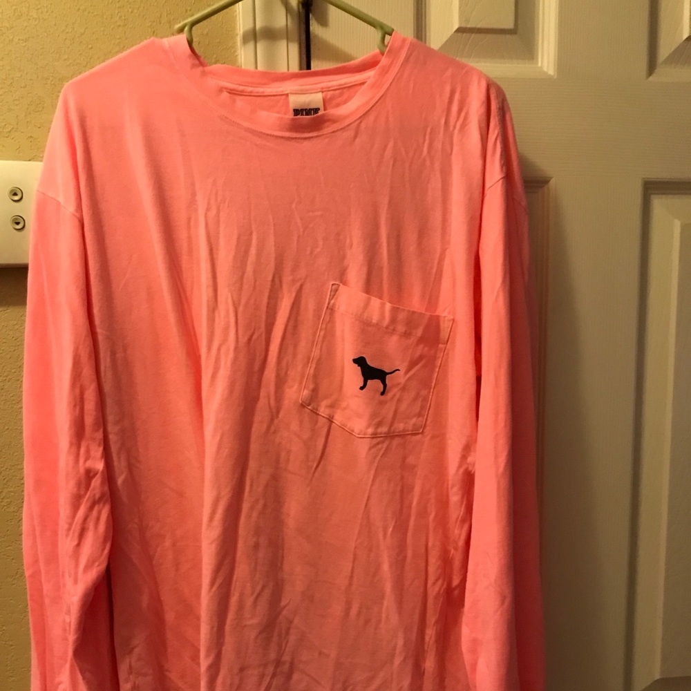 Victoria’s Secret pink long sleeve t shirt